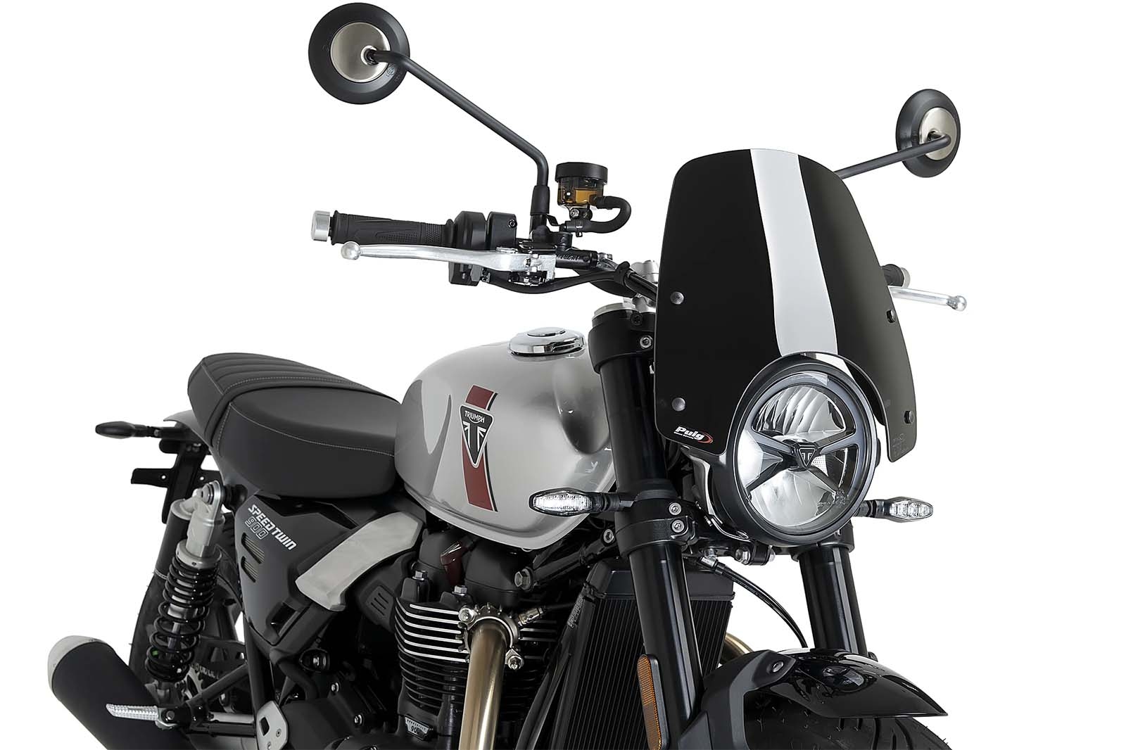 Cúpula Puig 22618N New Generation Sport Triumph Speed Twin 900 / 1200 / 1200 RS 2025-2026 Negro