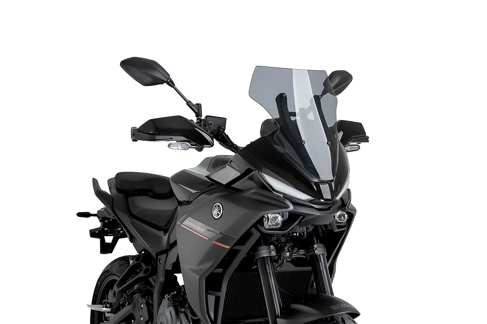 Cúpula Puig 22767H Touring con visera Yamaha Tracer 7 2025 Ahumado claro