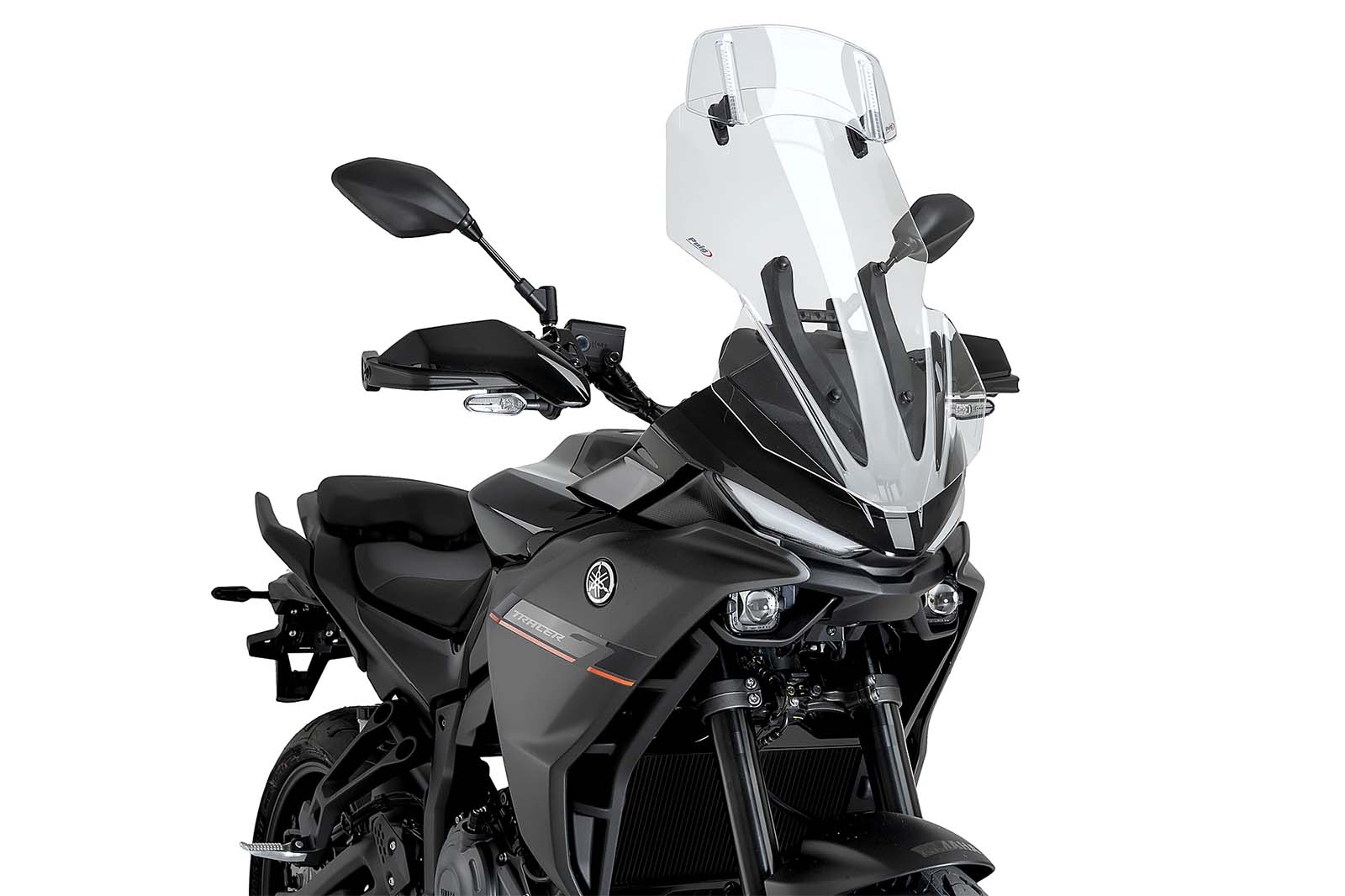 Cúpula Puig 22767W Touring con visera Yamaha Tracer 7 2025 Transparente