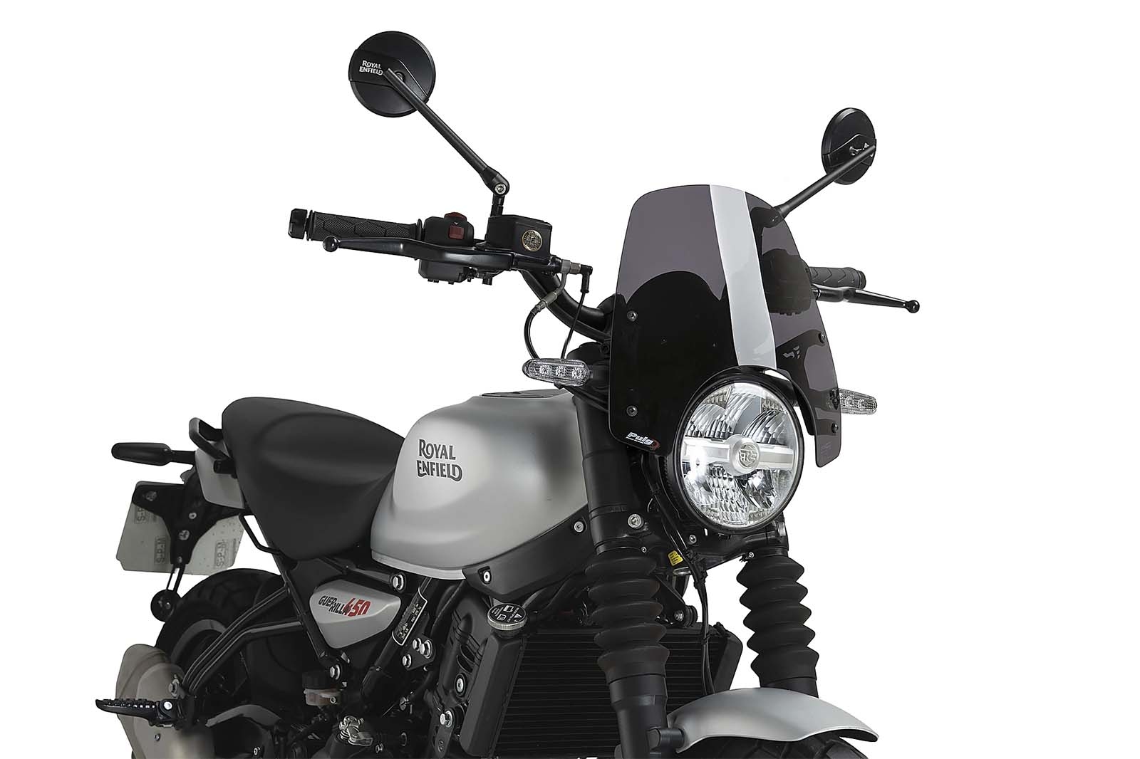 Cúpula Puig 22774F New Generation Sport Royal Enfield Guerrilla 450 2024-2026 Ahumado oscuro