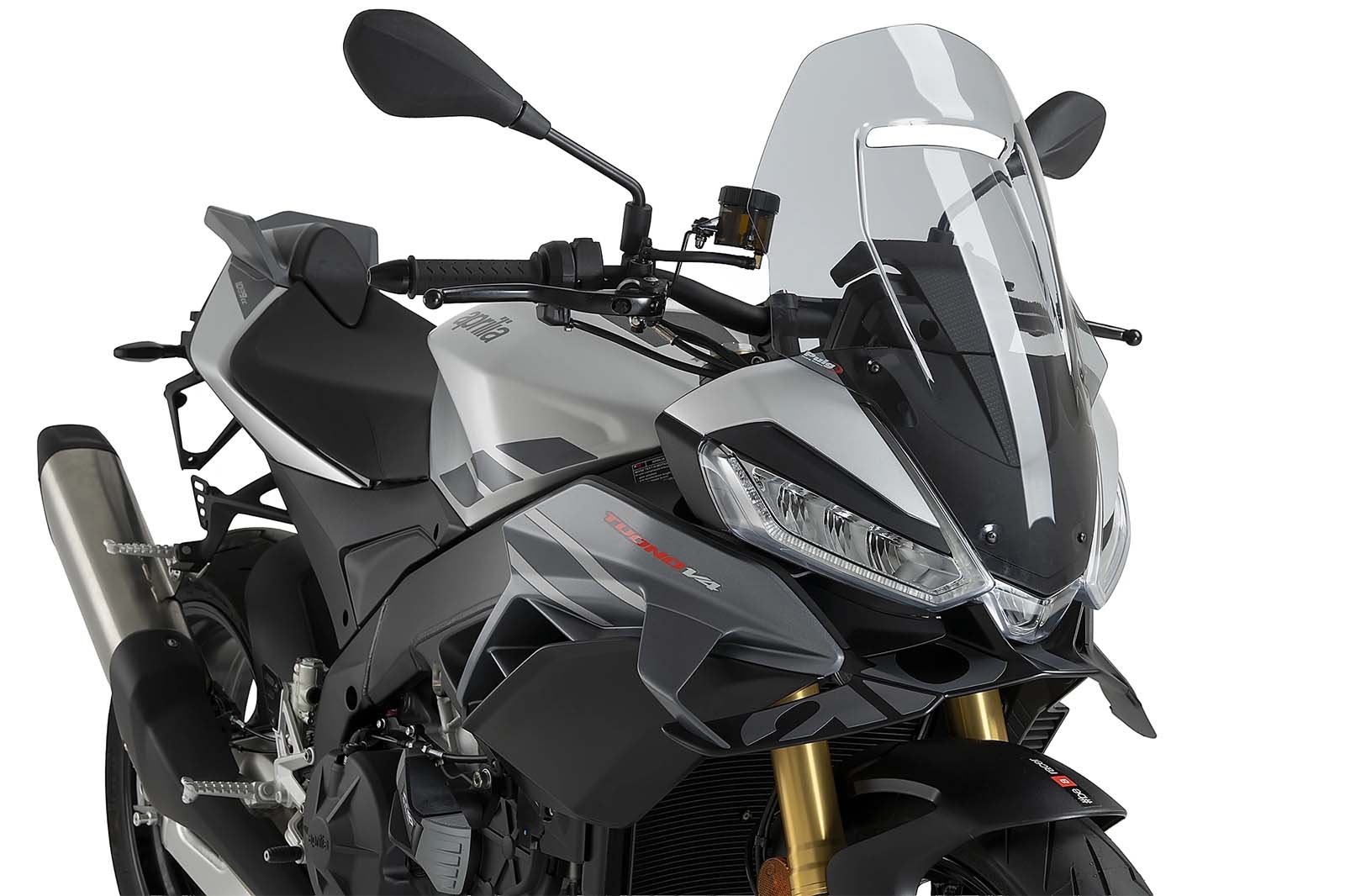 Cúpula Puig 22898H Touring Aprilia Tuono V4 2025-2026 Ahumado claro