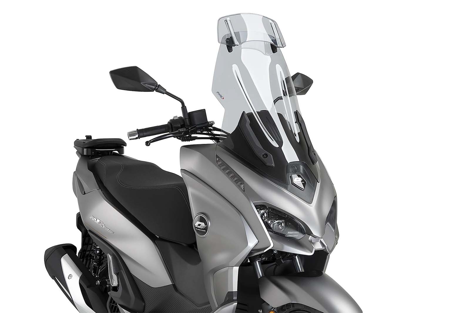 Cúpula Puig 22915H V-Tech Line Touring con visera QJ Motor MTX Ahumado claro