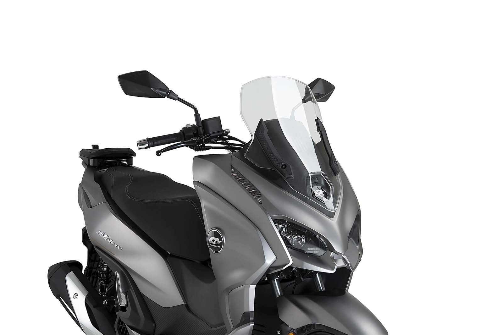 Cúpula Puig 22915W V-Tech Line Touring con visera QJ Motor MTX Transparente