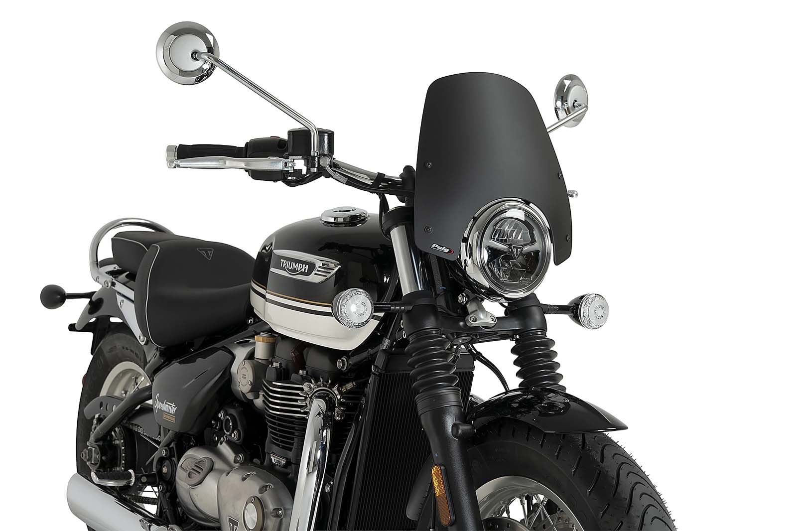 Cúpula Puig 22998J New Generation Sport Triumph Bonneville Speedmaster Negro mate