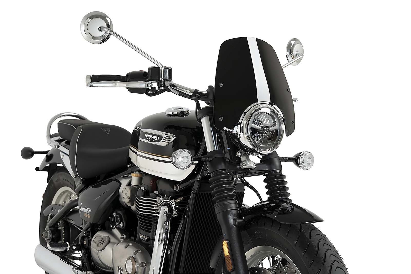 Cúpula Puig 22998N New Generation Sport Triumph Bonneville Speedmaster Negro