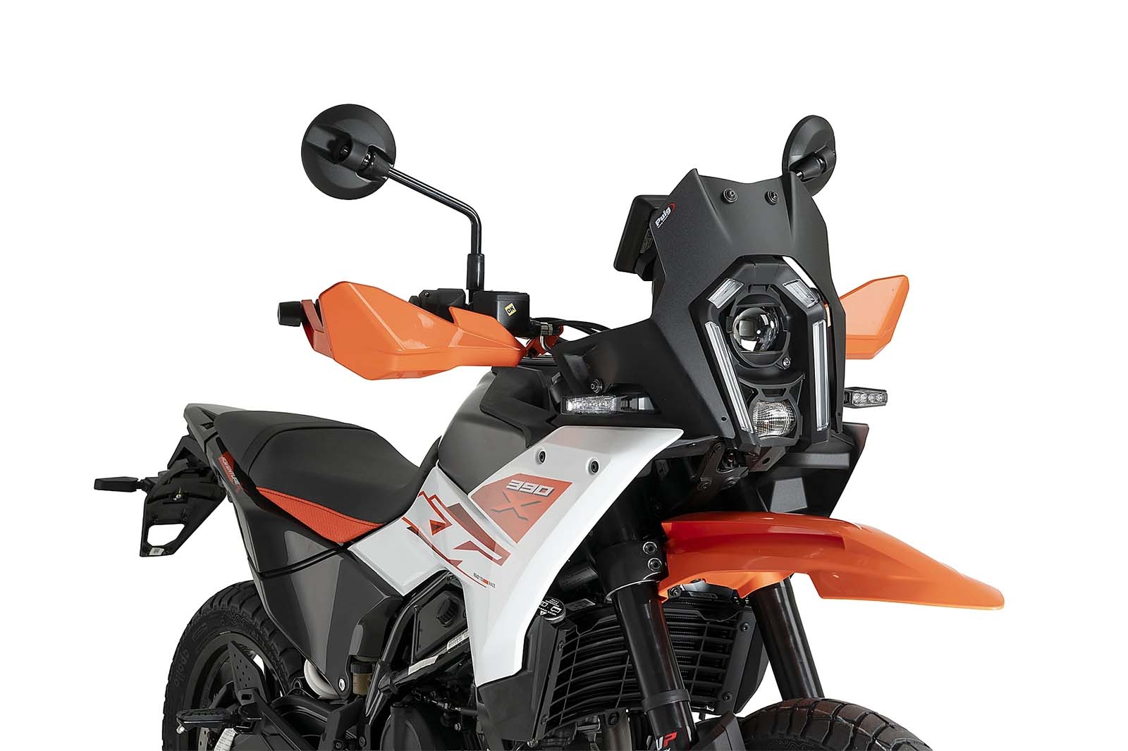 Cúpula Puig 23016J Sport KTM 390 Adventure R / 390 Adventure X 2025-2026 Negro mate