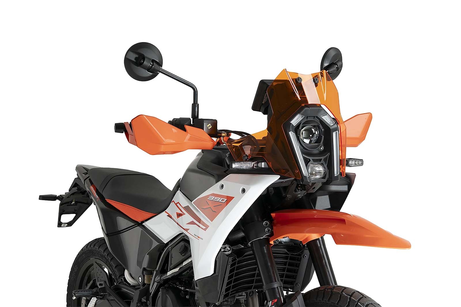 Cúpula Puig 23016T Sport KTM 390 Adventure R / 390 Adventure X 2025-2026 Naranja