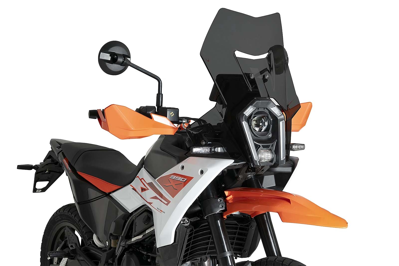 Cúpula Puig 23017F Touring KTM 390 Adventure R / 390 Adventure X 2025-2026 Ahumado oscuro