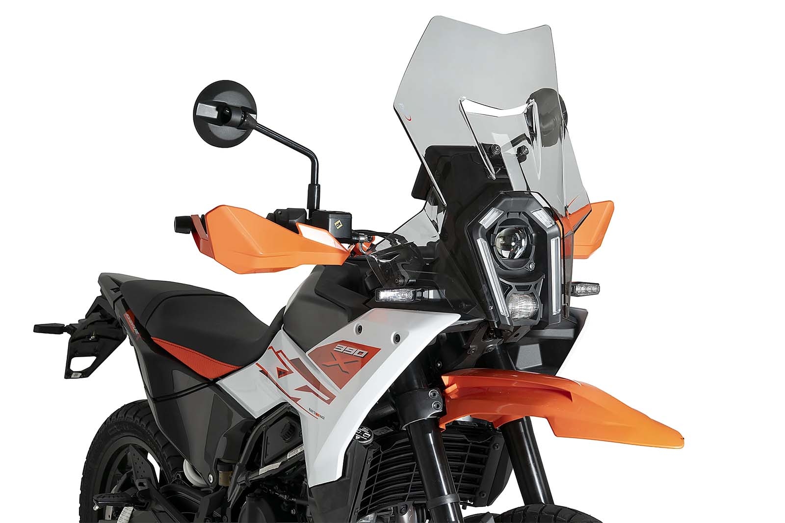 Cúpula Puig 23017H Touring KTM 390 Adventure R / 390 Adventure X 2025-2026 Ahumado claro