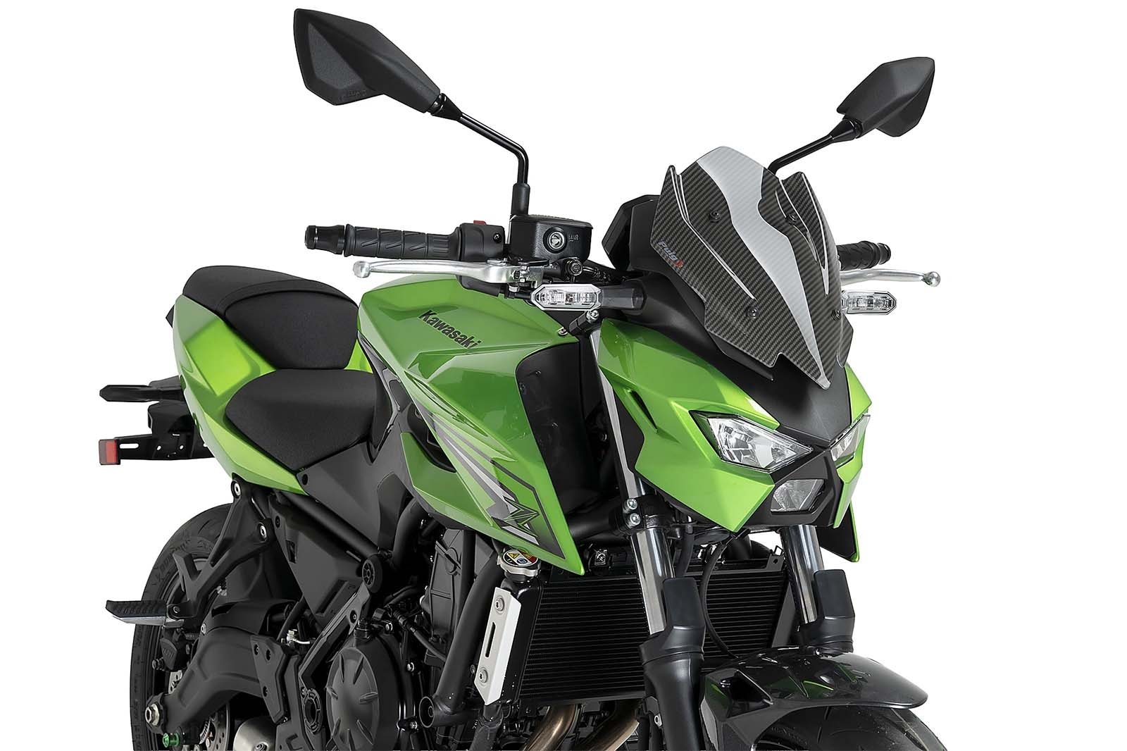 Cúpula Puig 23035C New Generation Sport Kawasaki Z650S 2026 Símil carbono