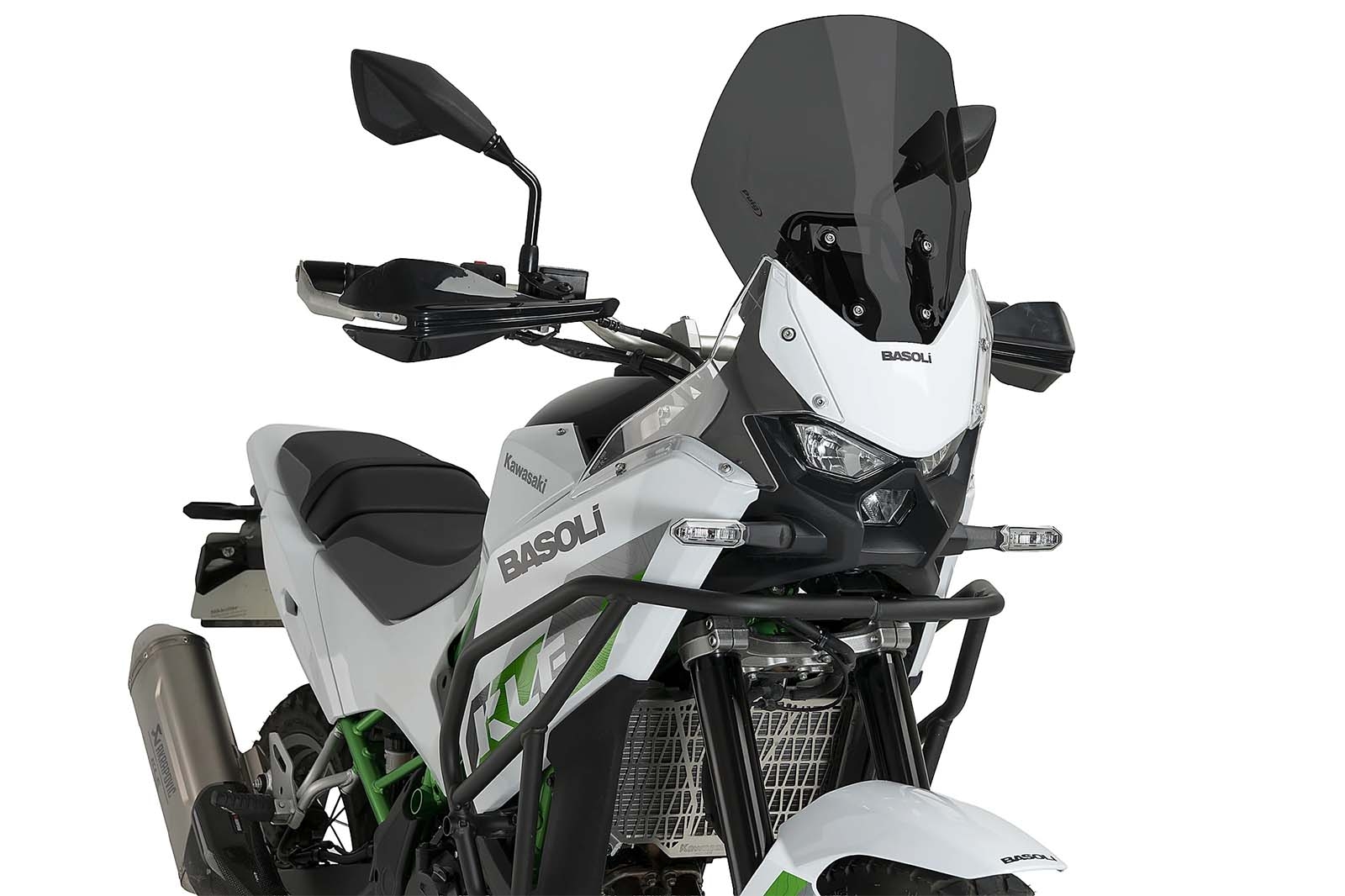 Cúpula Puig 23073F Touring Kawasaki Kle 500 2025-2026 Ahumado oscuro