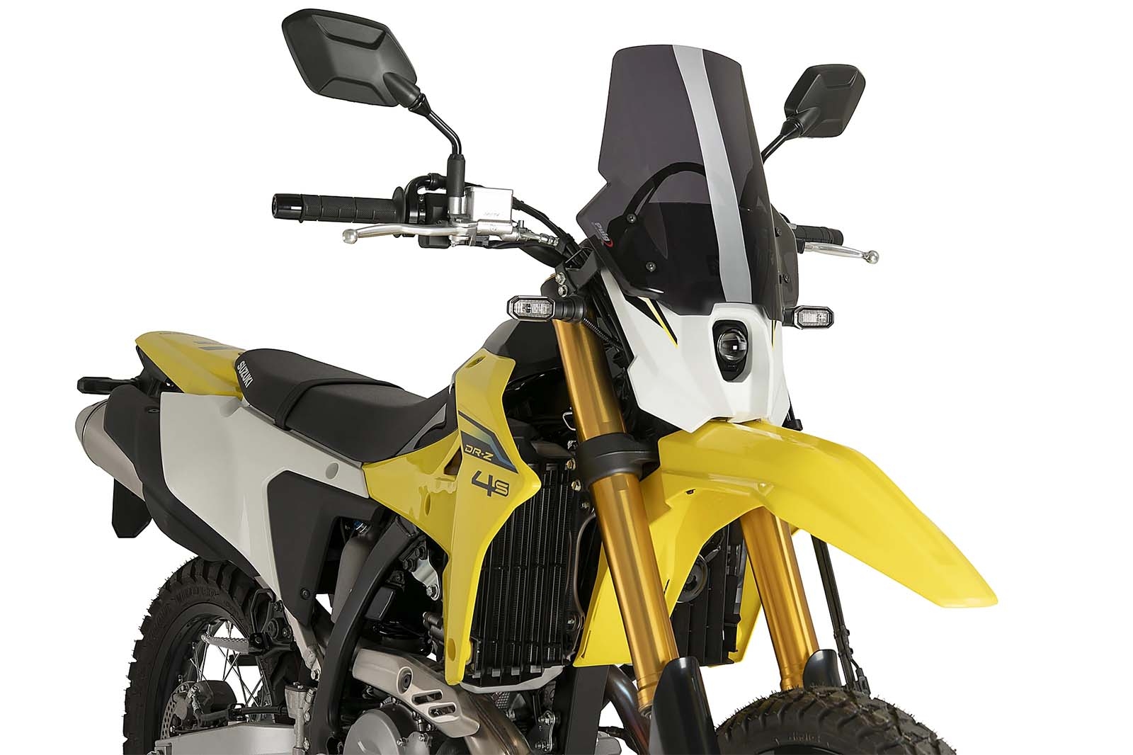 Cúpula Puig 23151F New Generation Sport Suzuki DR-Z4S 2025-2026 Ahumado oscuro