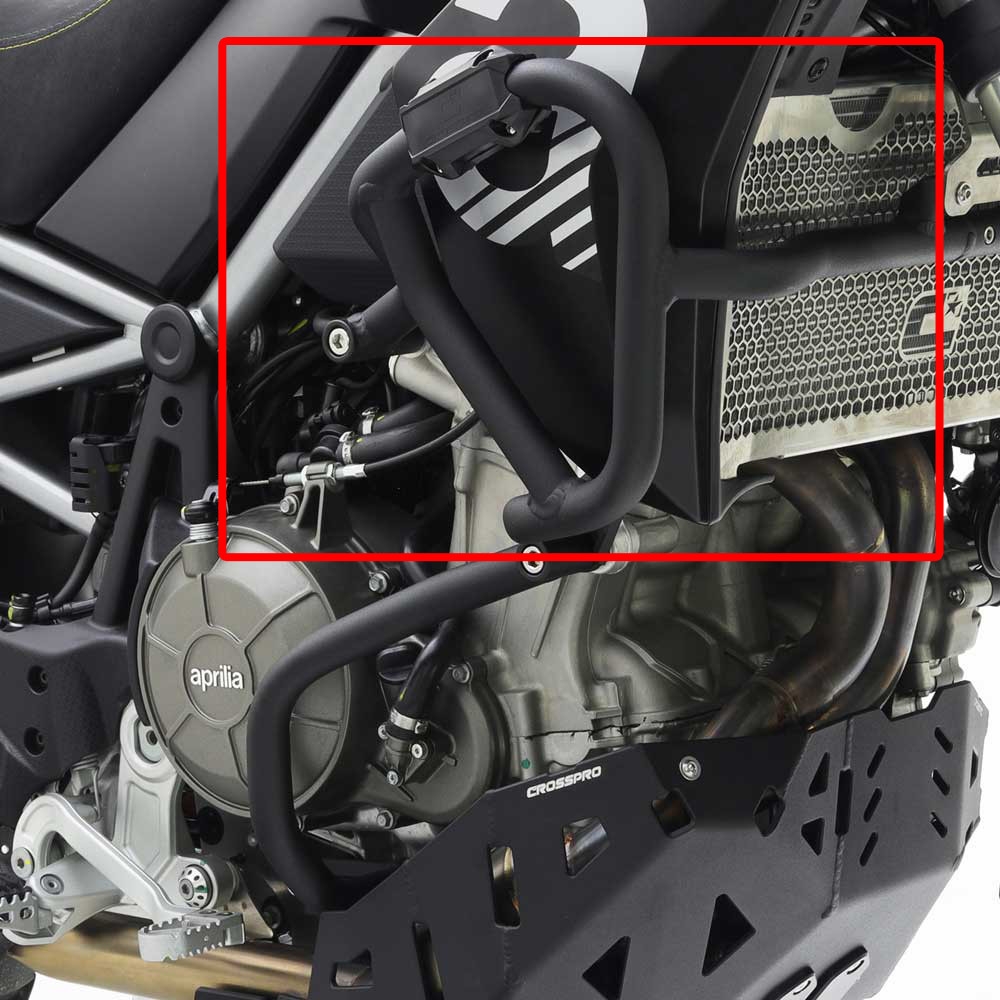 Defensas de carenado Crosspro Aprilia Tuareg 660 22-25 negro texturizado