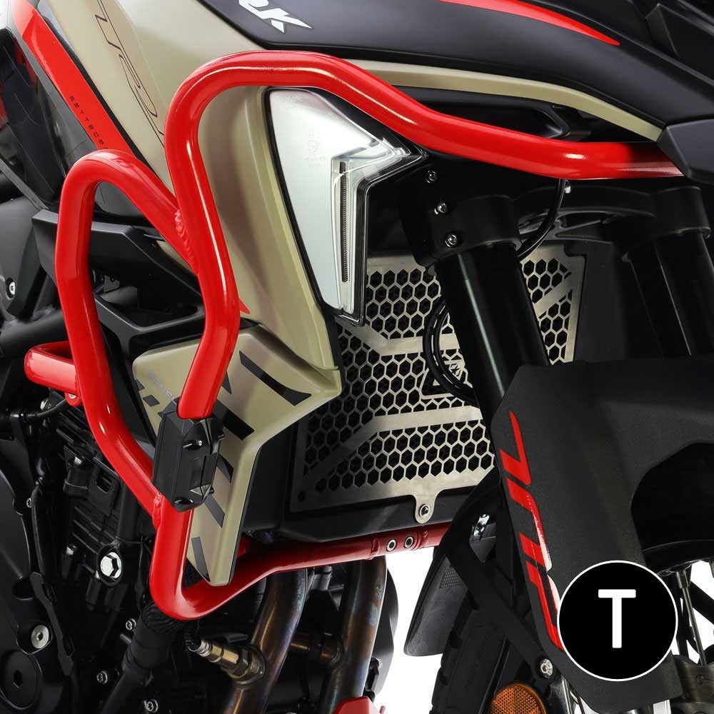 Defensas de carenado Crosspro Benelli TRK 702 23-24 negro texturizado