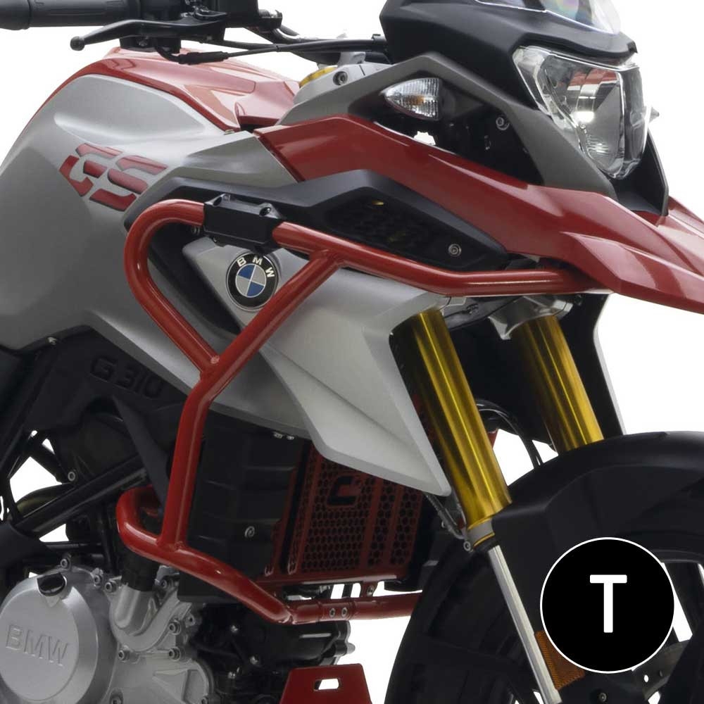 Defensas de carenado Crosspro BMW G310GS 16-23 negro texturizado