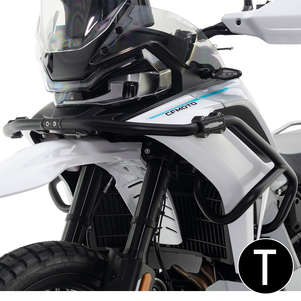 Defensas de carenado Crosspro CF Moto MT-X 1000 26 negro texturizado