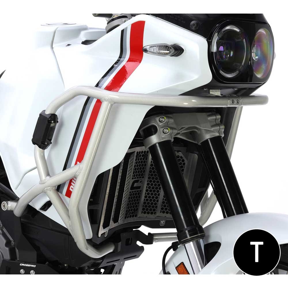 Defensas de carenado Crosspro Ducati DesertX 22-24 negro texturizado