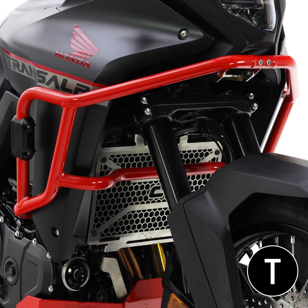 Defensas de carenado Crosspro Honda XL750 Transalp 23-25 negro texturizado