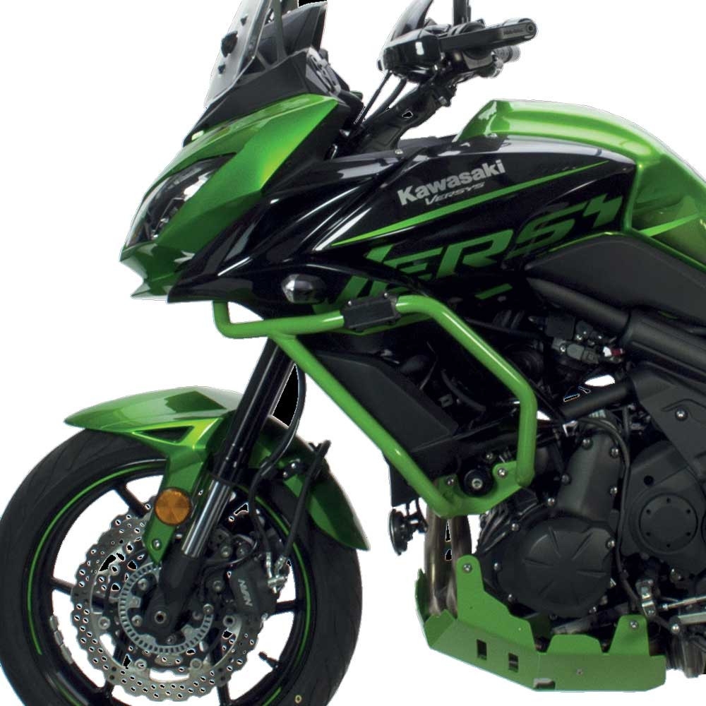 Defensas de carenado Crosspro Kawasaki KLE 650 Versys 15-22 verde