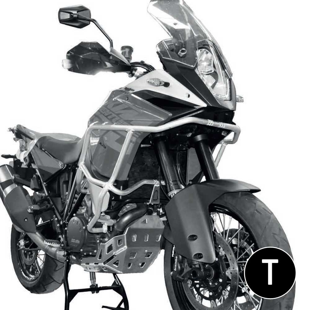 Defensas de carenado Crosspro KTM 1190 Adventure 13-16 negro texturizado