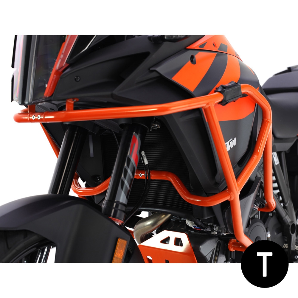 Defensas de carenado Crosspro KTM 1290 Super Adventure R negro texturizado