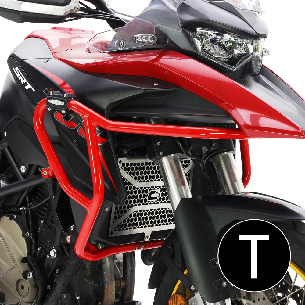 Defensas de carenado Crosspro QJ Motor SRT 700 X 23-24 negro texturizado