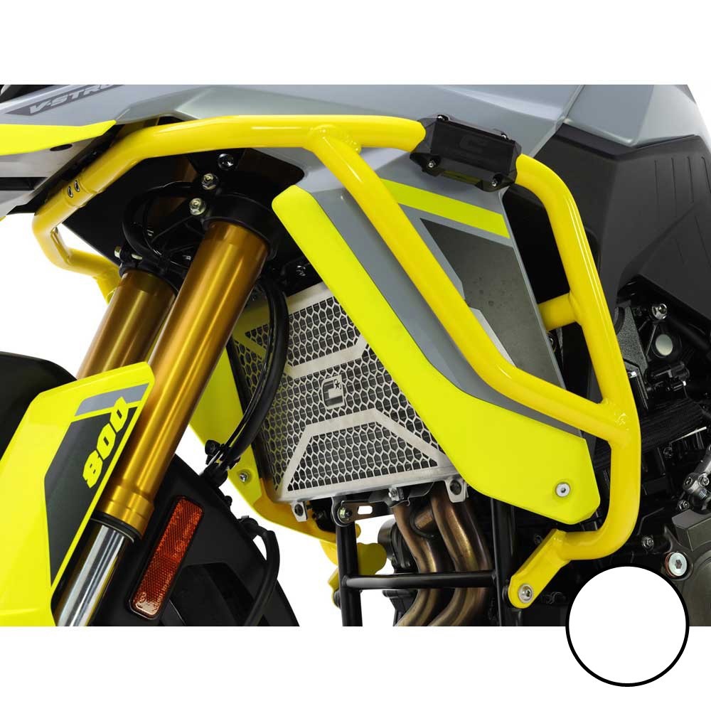 Defensas de carenado Crosspro Suzuki de 800 V-strom 23-24 blanco