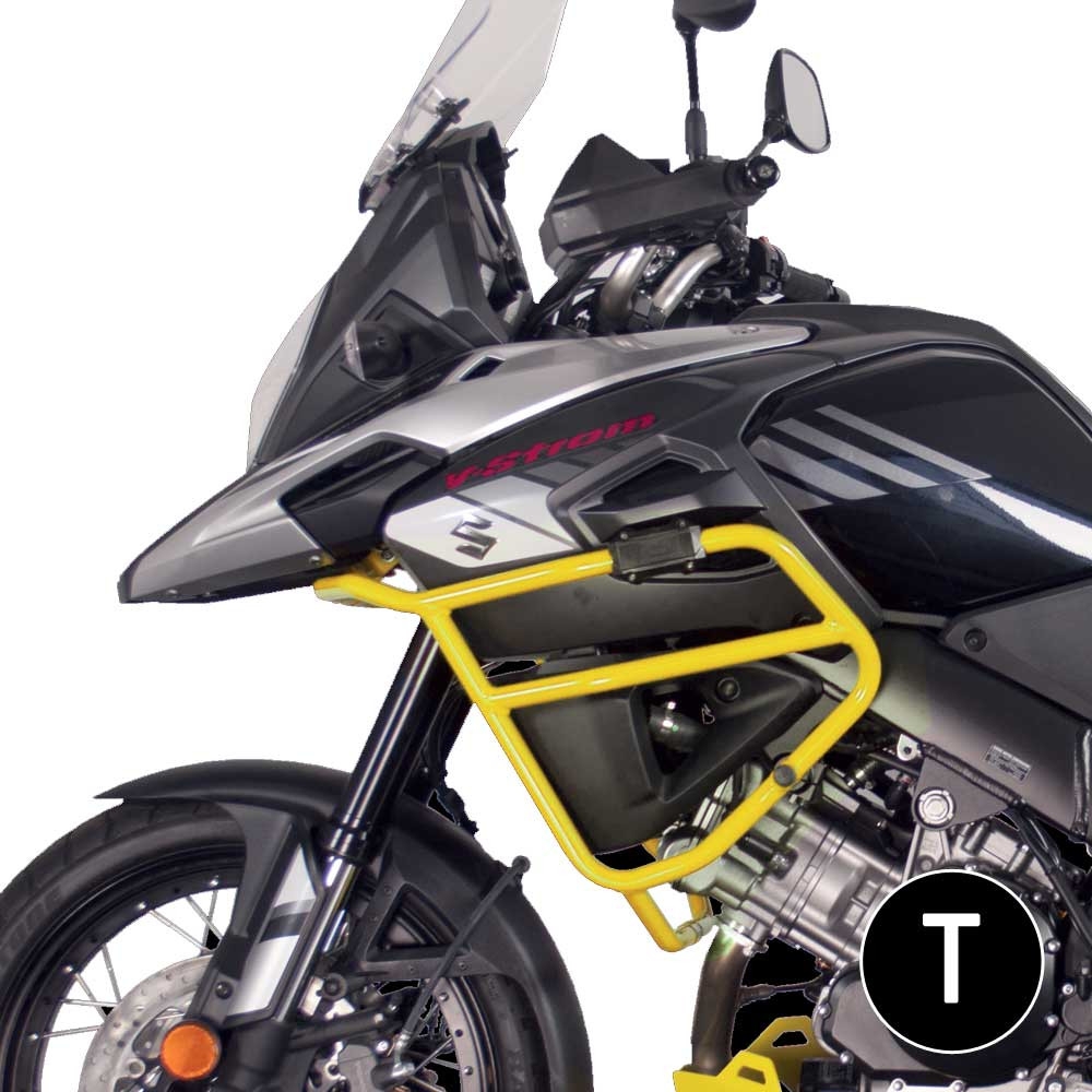 Defensas de carenado Crosspro Suzuki DL1000 V-strom 17-19 negro texturizado