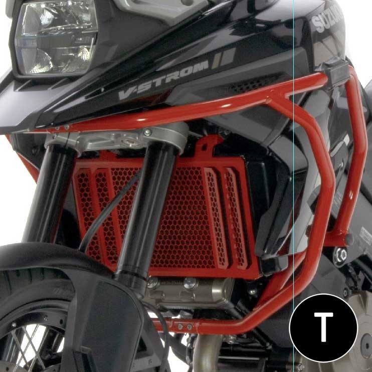 Defensas de carenado Crosspro Suzuki DL1050 V-strom 20-24 negro texturizado