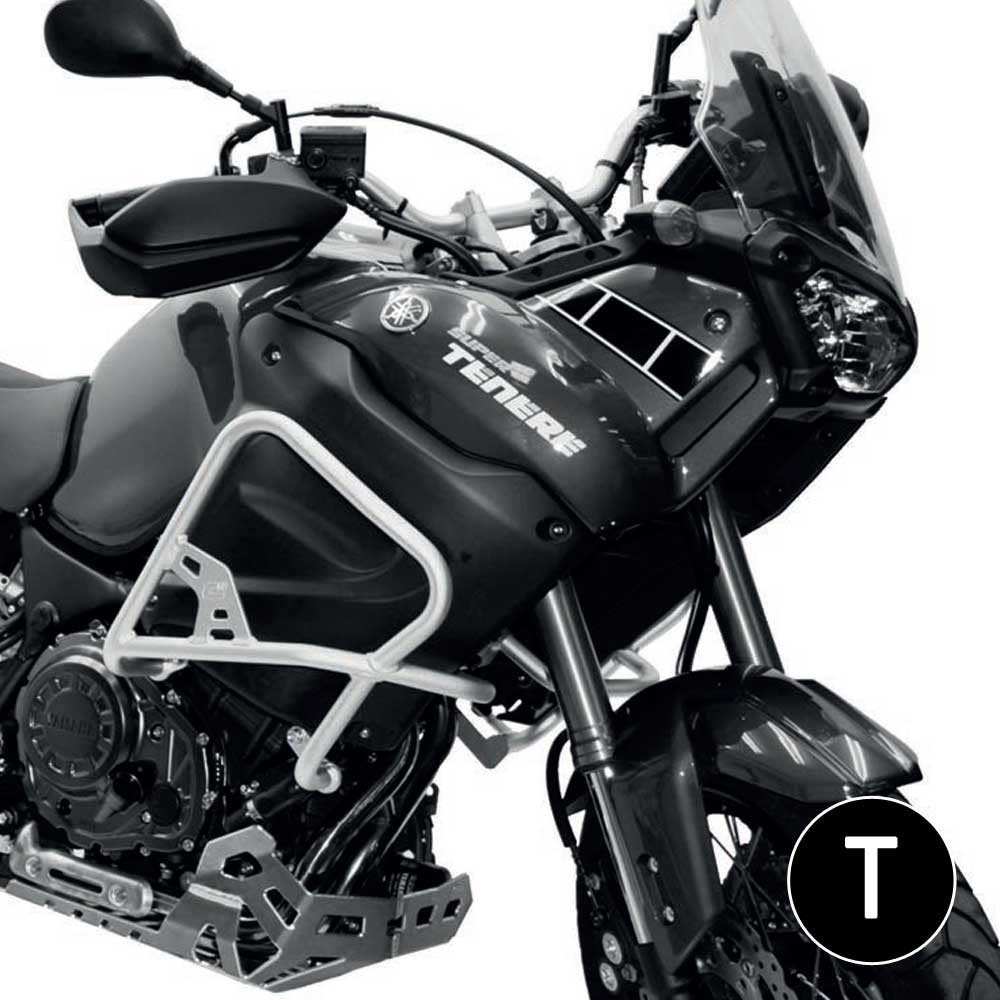 Defensas de carenado Crosspro Yamaha XTZ 1200 Super Ténéré 10-14 negro texturizado