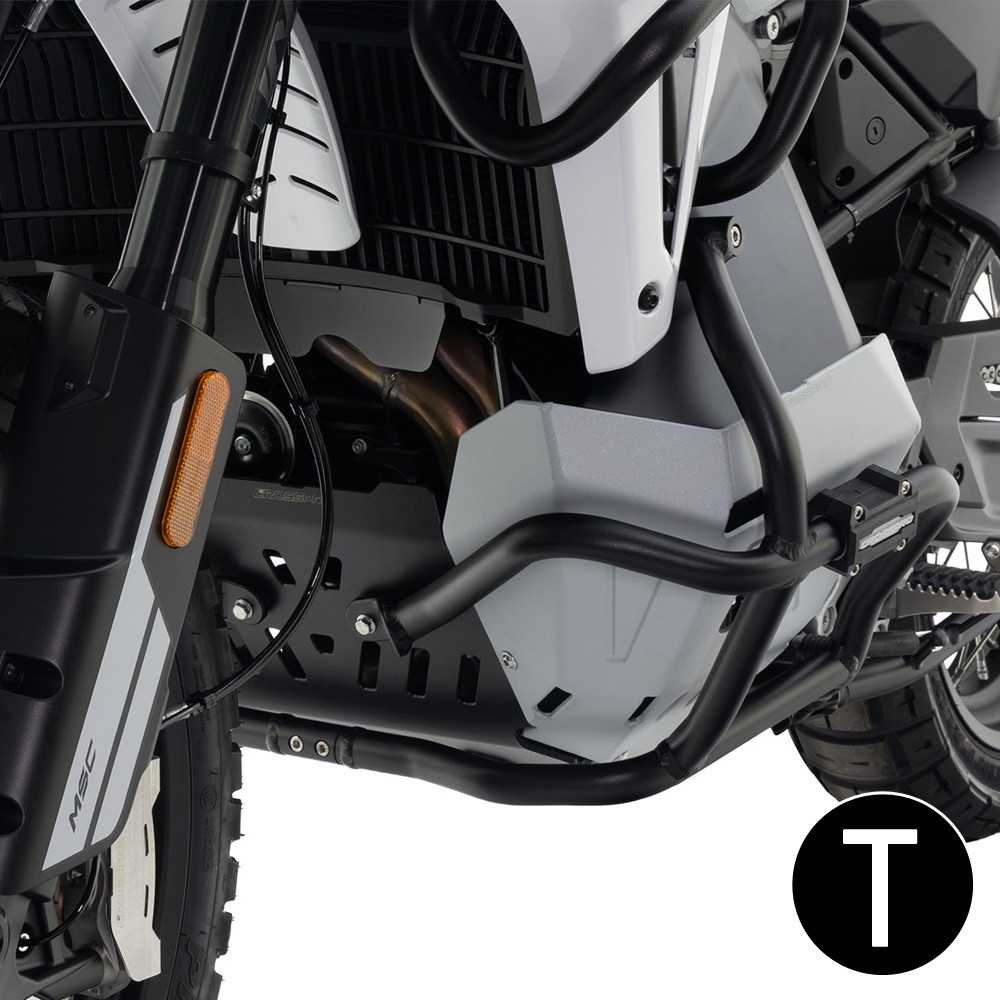 Defensas de motor Crosspro CF Moto MT-X 1000 26 negro texturizado