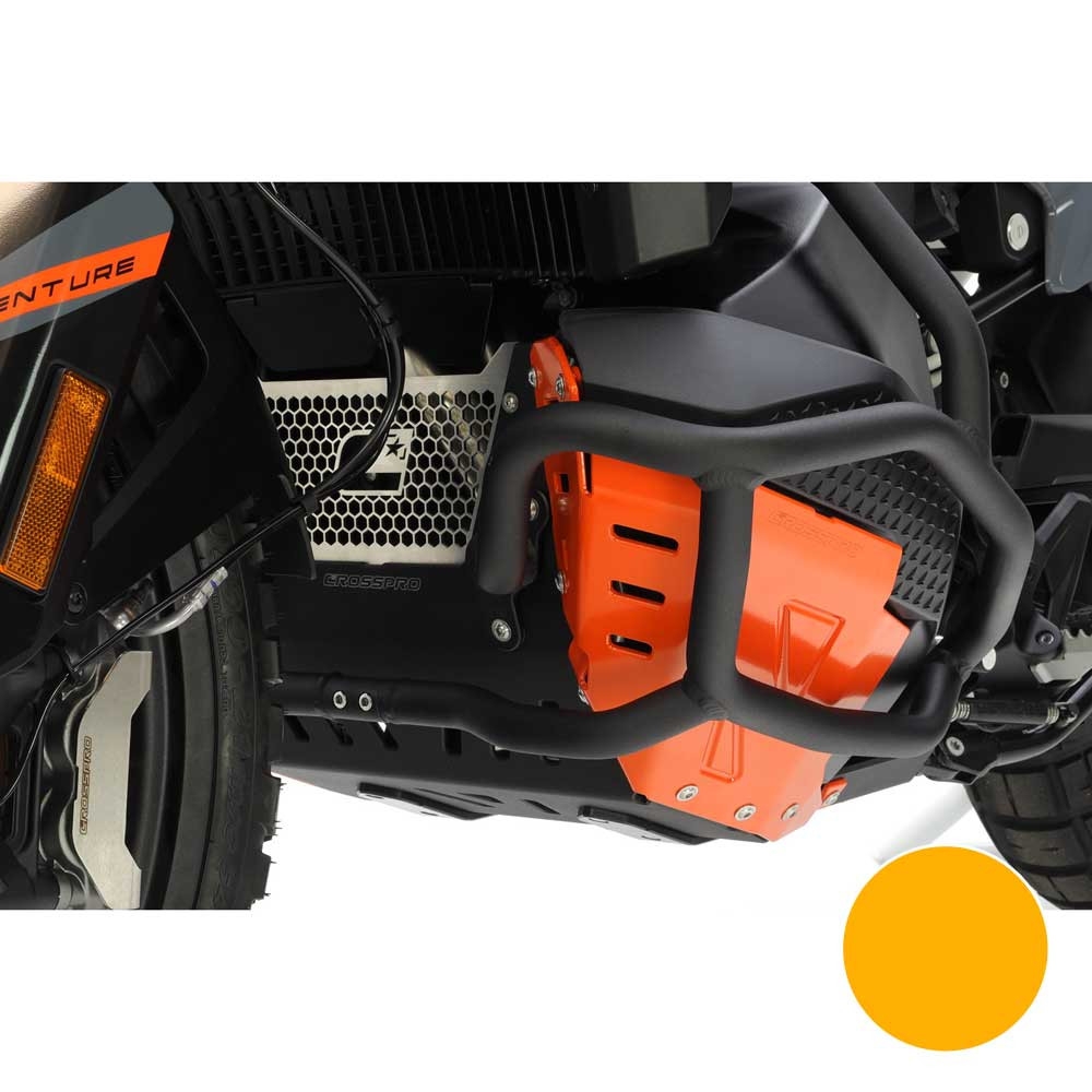 Defensas de motor Crosspro KTM 790 Adventure / R / 890 Adventure / R 23-25 naranja