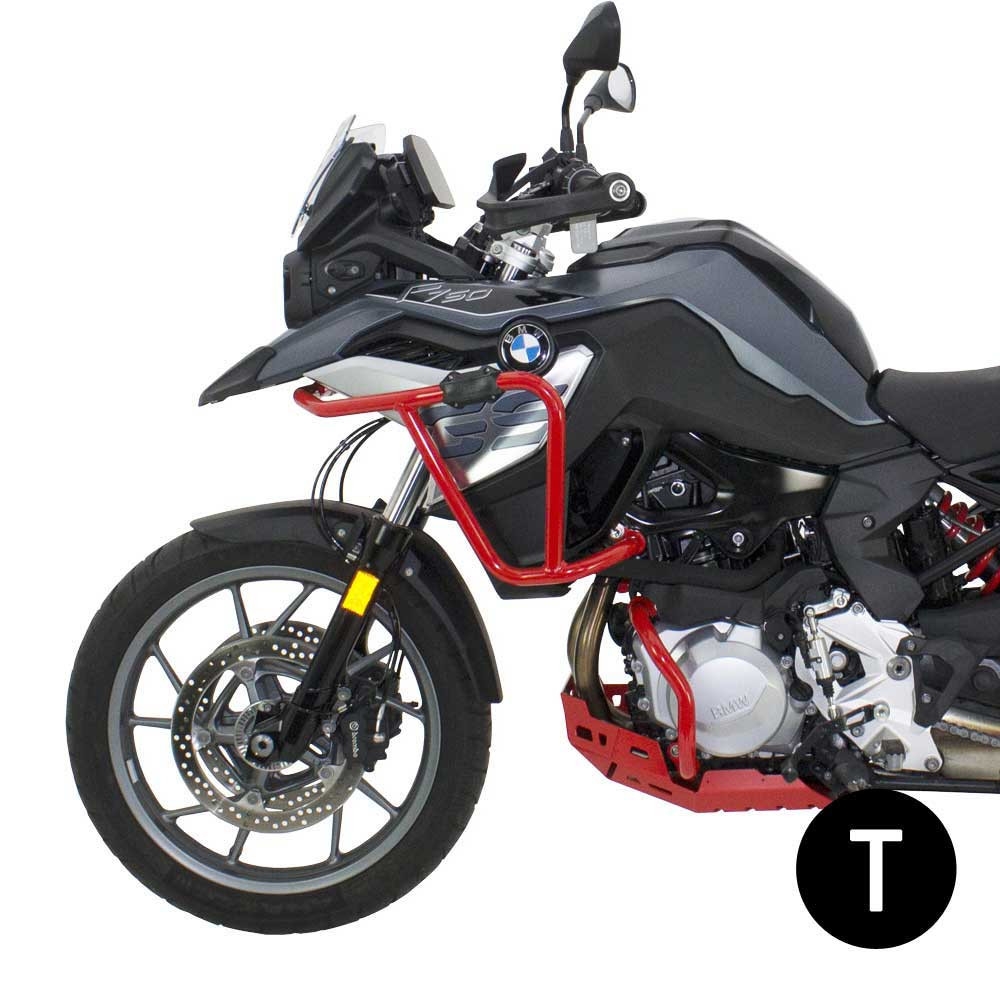 Defensas de motor y carenado Crosspro BMW F750GS 16-20 negro texturizado