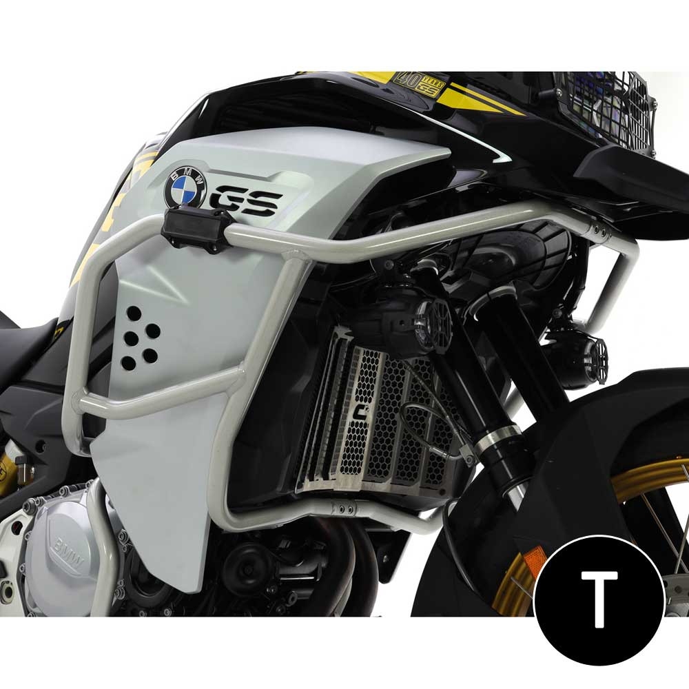 Defensas de motor y carenado Crosspro BMW F850GS Adventure 21-22 negro texturizado