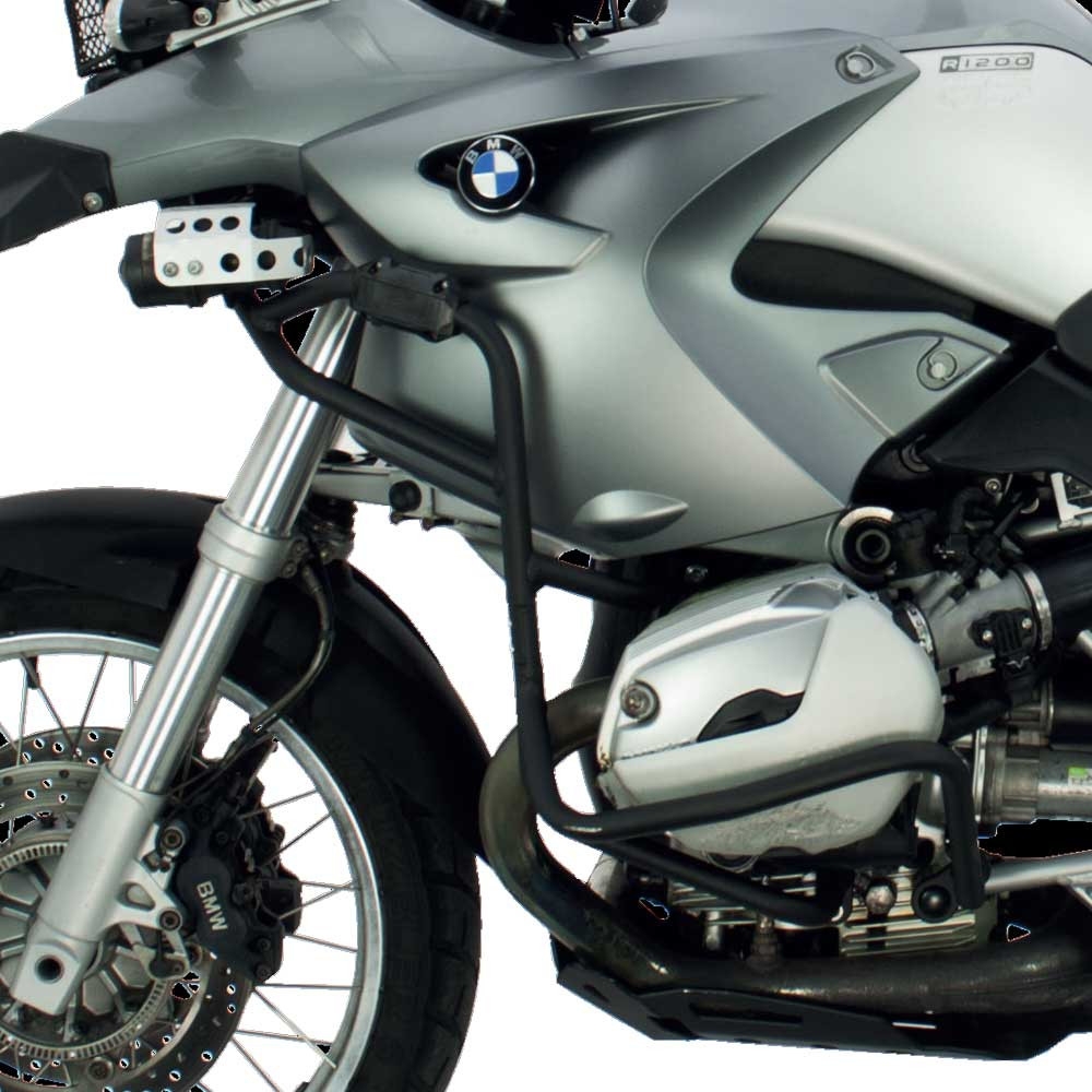 Defensas de motor y carenado Crosspro BMW R1200GS 03-07 negro texturizado