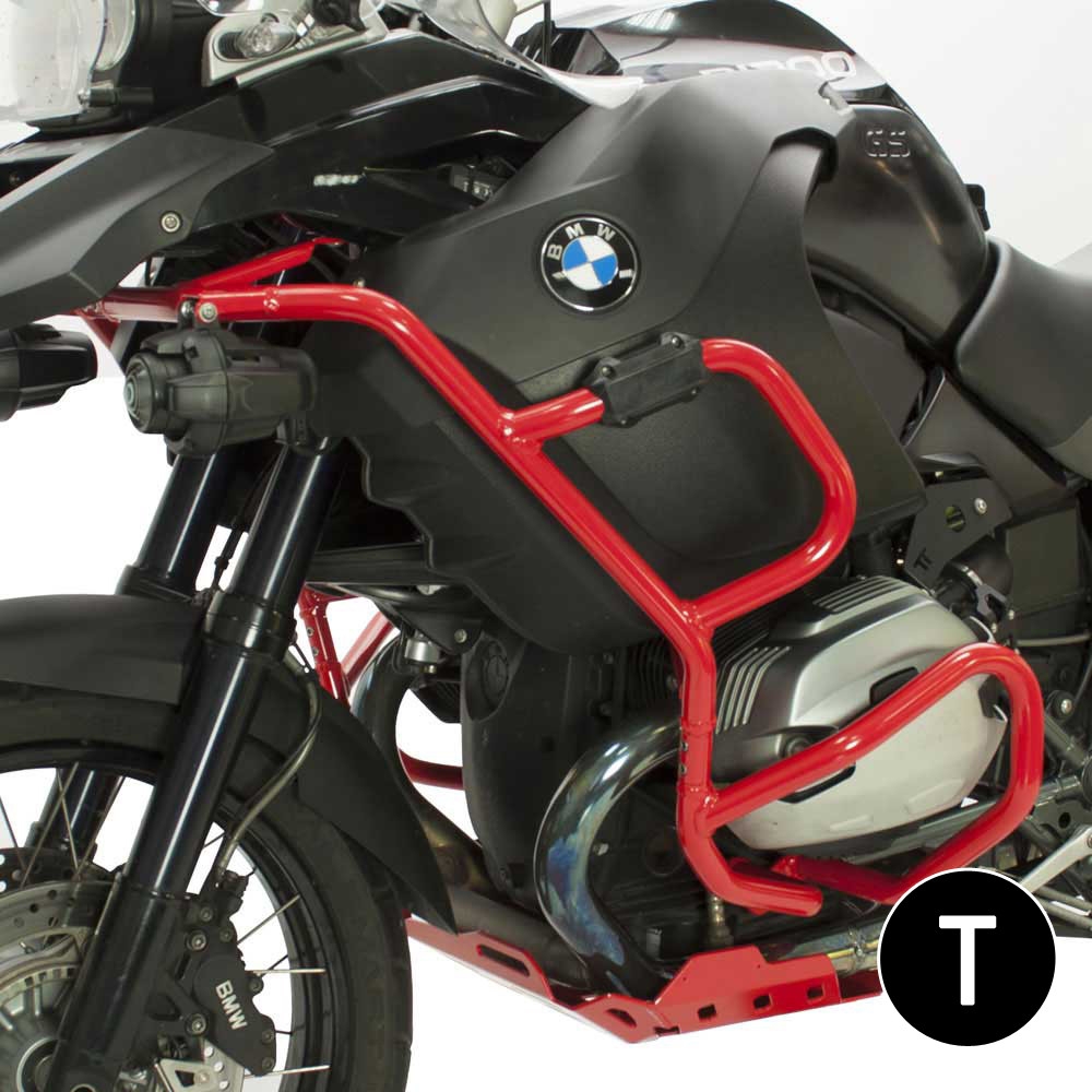 Defensas de motor y carenado Crosspro BMW R1200GS Adventure 08-09 negro