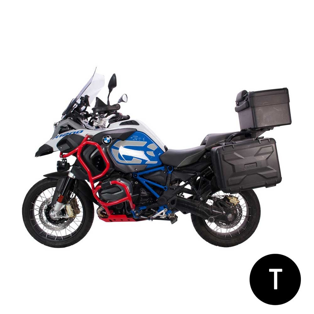 Defensas de motor y carenado Crosspro BMW R1200GS Adventure 14-18 negro