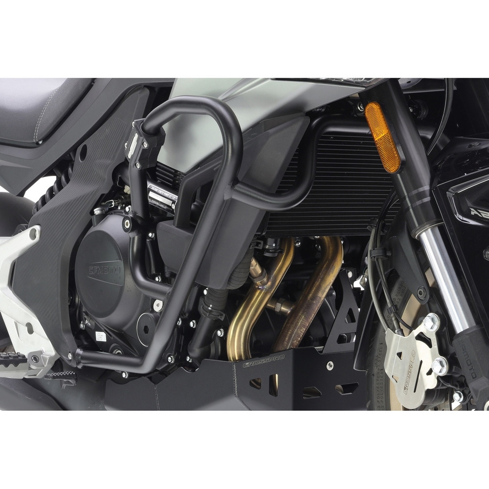 Defensas de motor y carenado Crosspro CF Moto MT 700 24 negro texturizado
