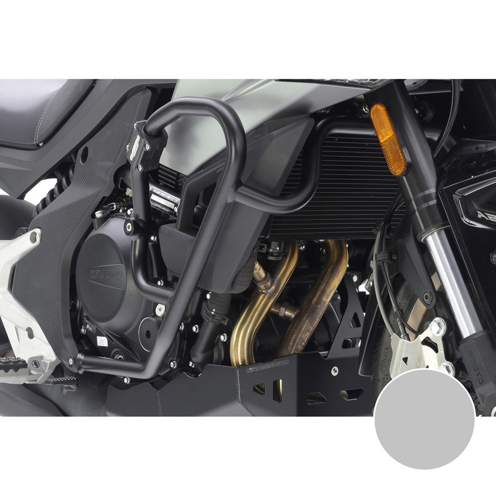 Defensas de motor y carenado Crosspro CF Moto MT 700 24 plata
