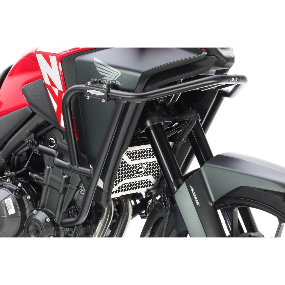 Defensas de motor y carenado Crosspro Honda NX500 24 negro texturizado