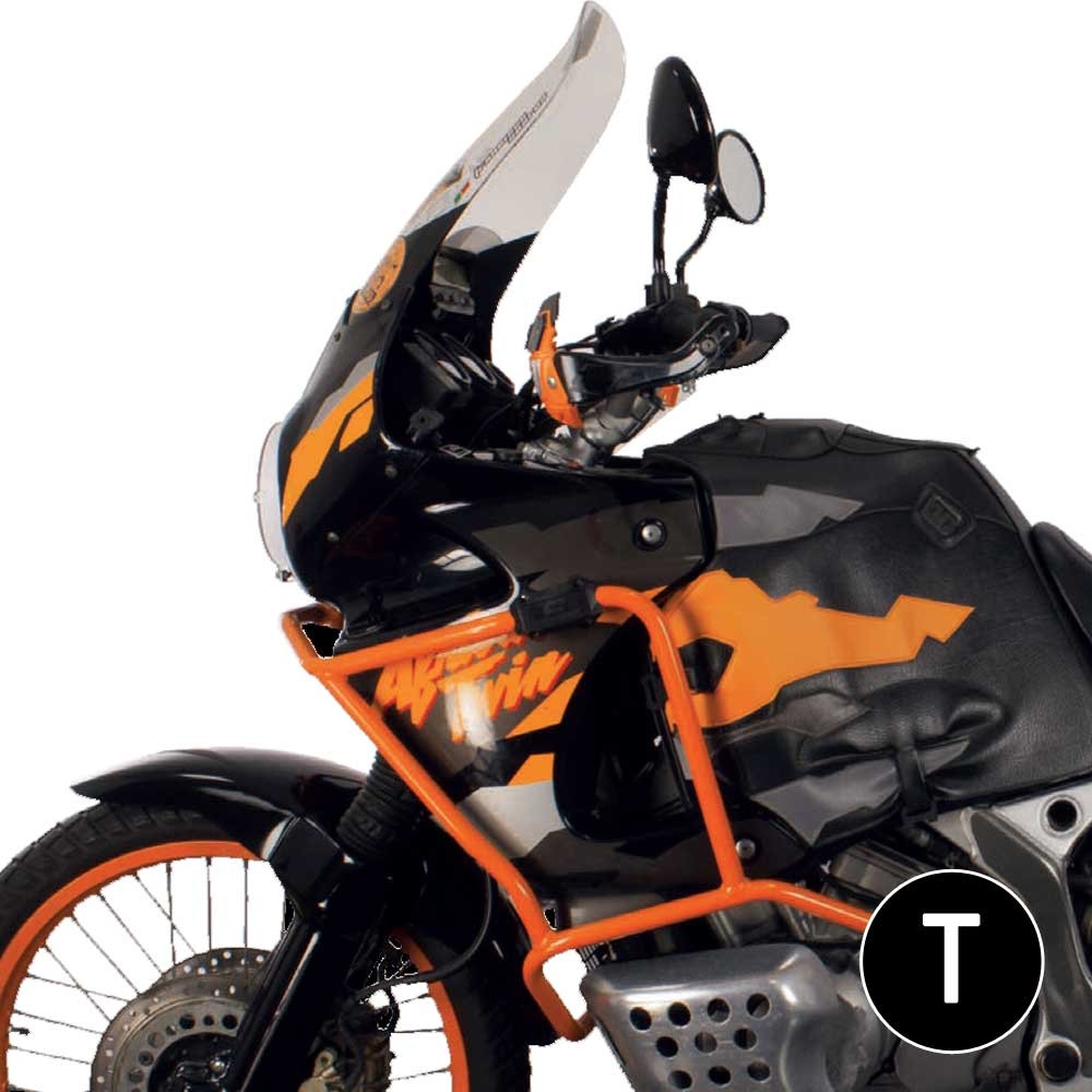 Defensas de motor y carenado Crosspro Honda XRV750 Africa Twin 93-00 negro