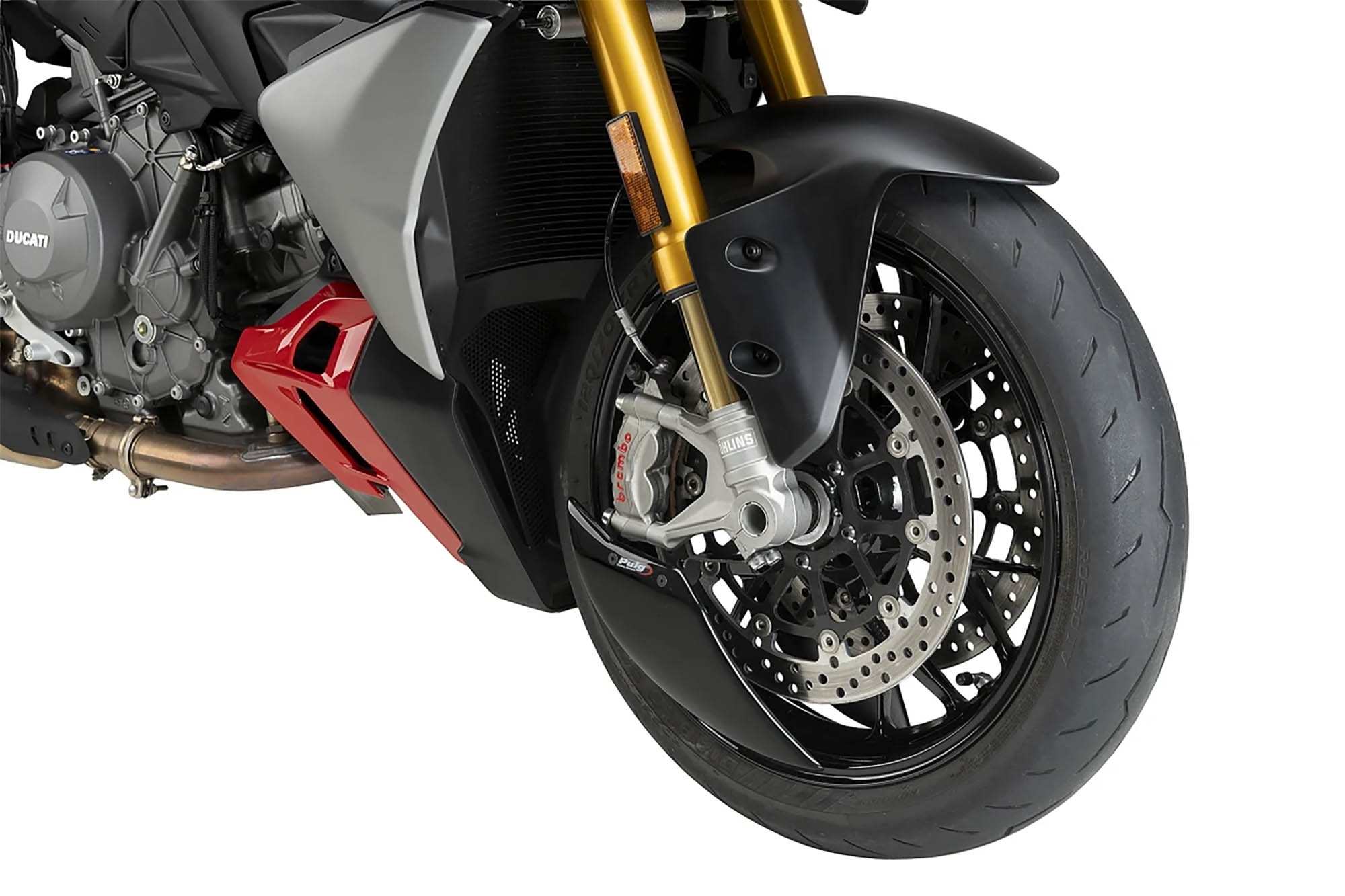 Deflector Aero rueda Puig 22742N Ducati Streetfighter V2 2025-2026 Negro