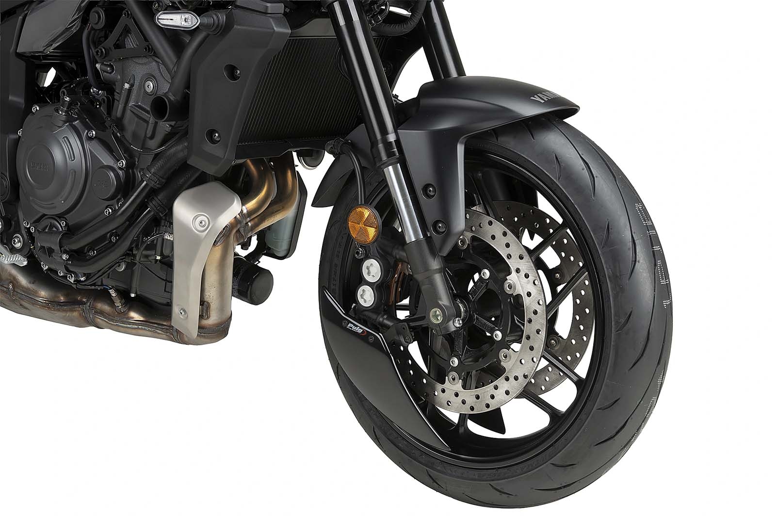 Deflector Puig 22657N Aero Rueda Yamaha MT-07 2025 / MT-07 Y-AMT 2024-2025 Negro
