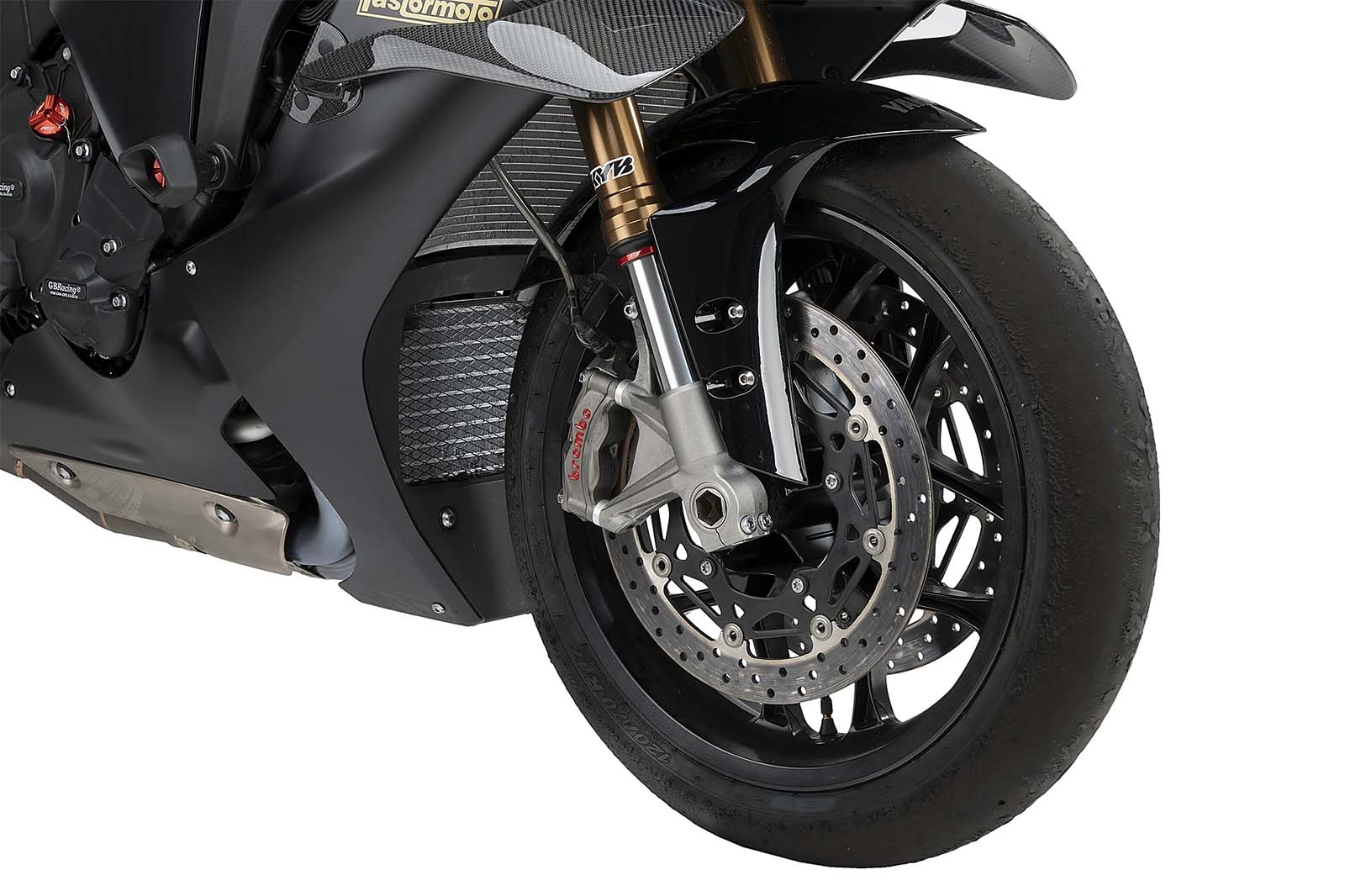 Deflector Puig 22667C Aero Rueda Yamaha YZF-R1 2025-2026 Símil carbono