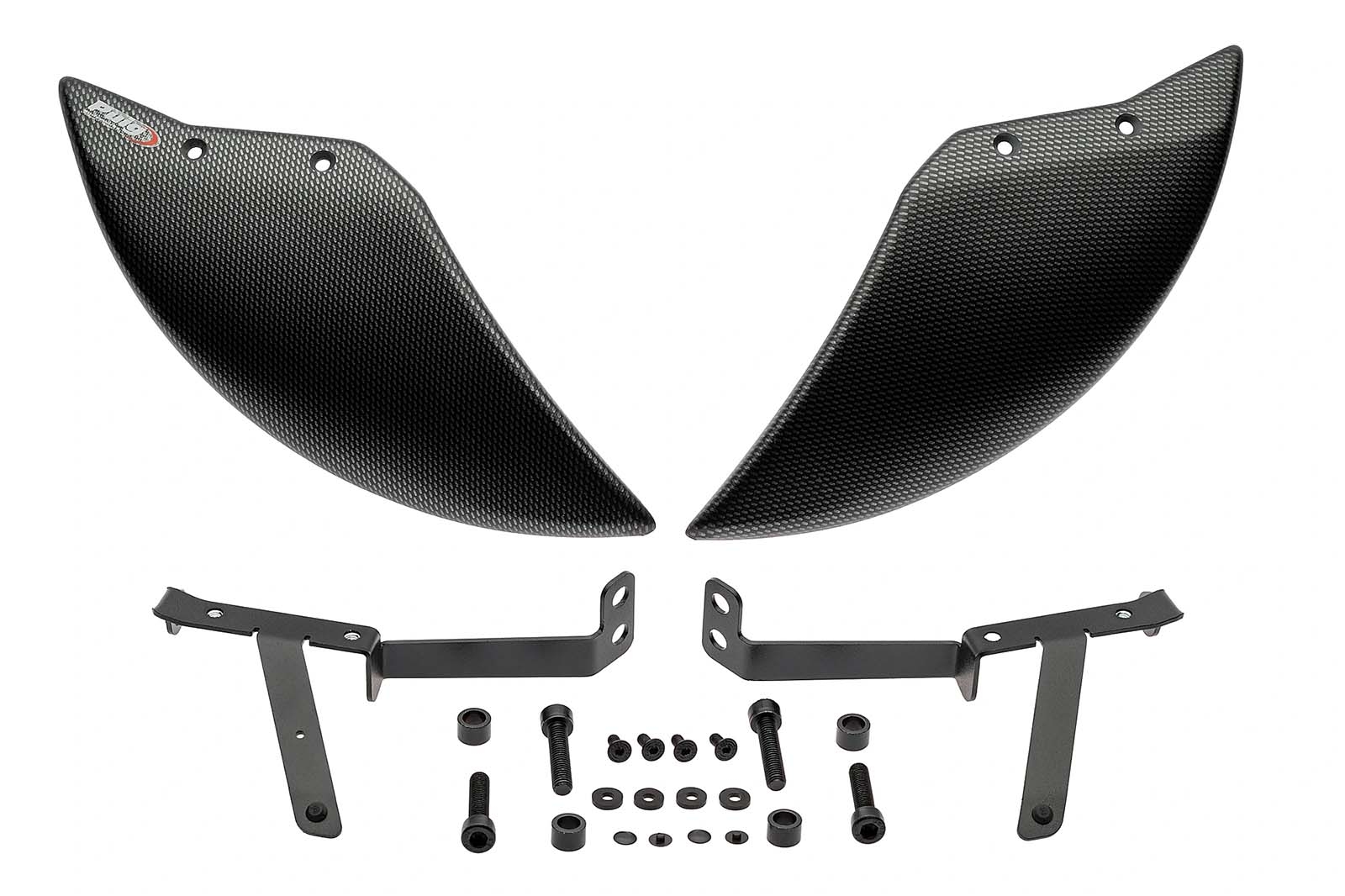 Deflector Puig 22797C Aero Rueda Ducati Panigale V4 2025-2026 Símil carbono