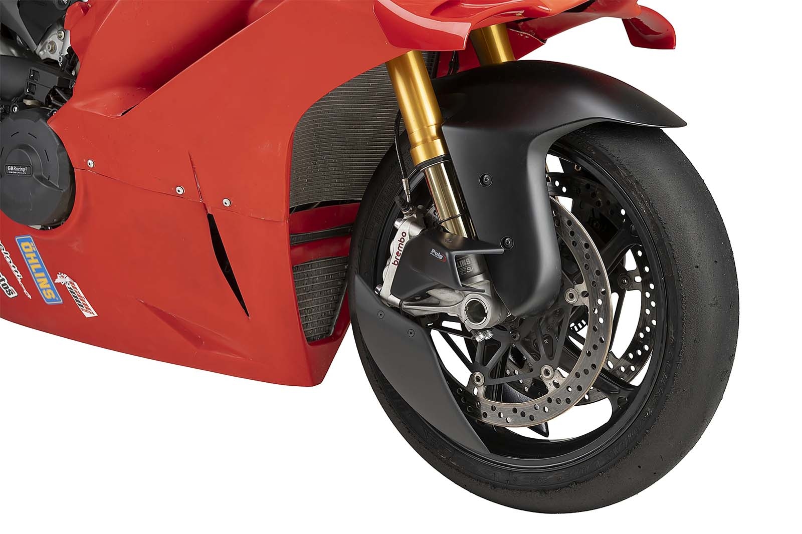 Deflector Puig 22797J Aero Rueda Ducati Panigale V4 2025-2026 Negro mate