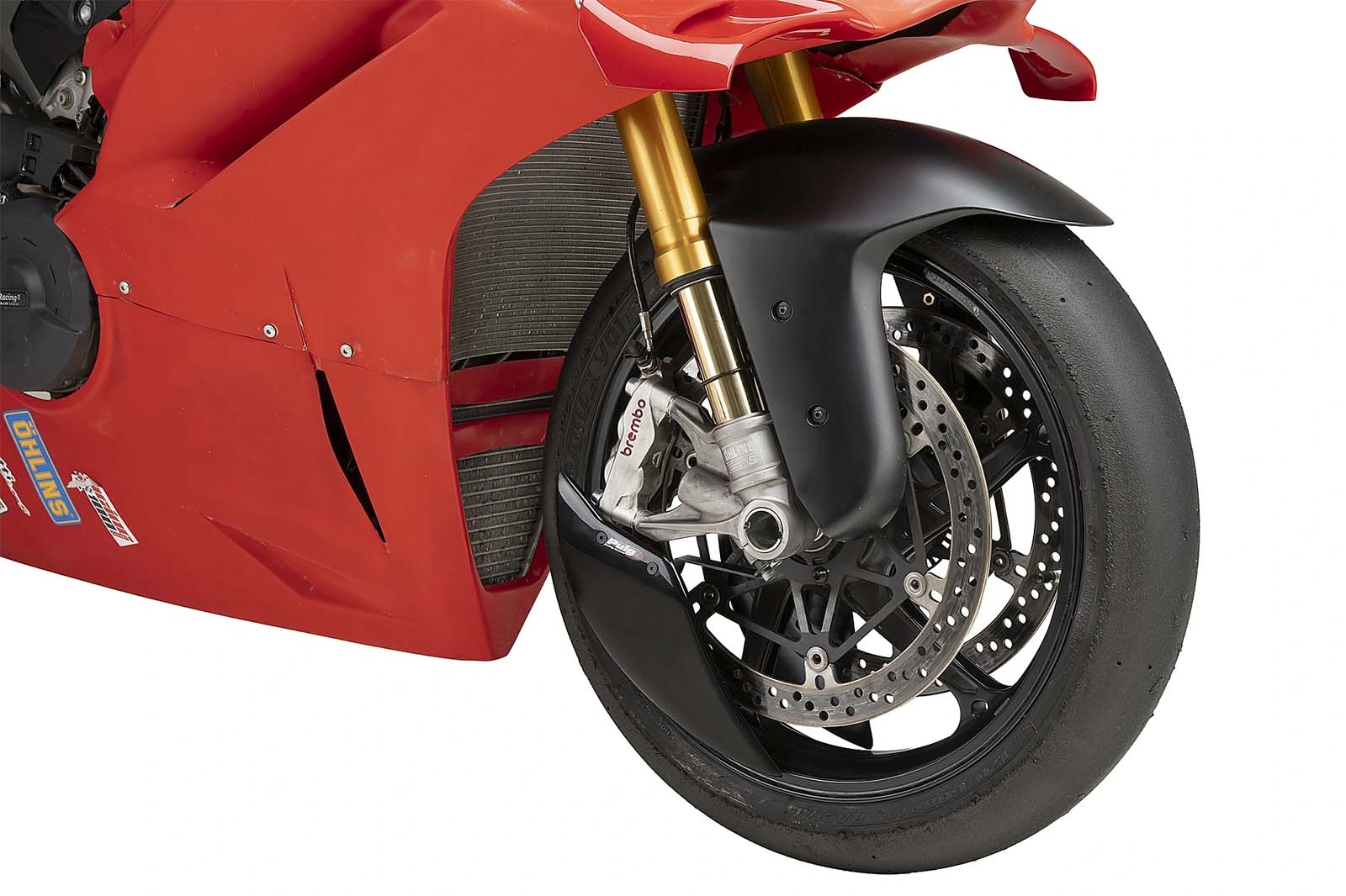 Deflector Puig 22797N Aero Rueda Ducati Panigale V4 2025-2026 Negro