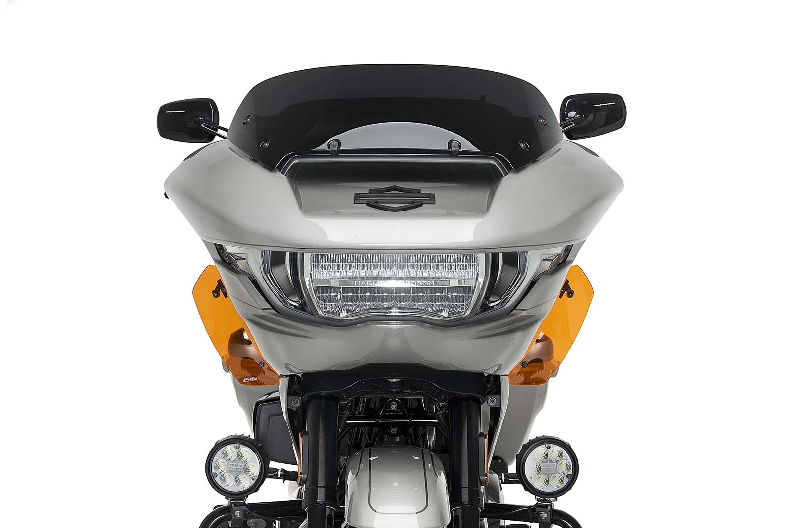 Deflectores Inferiores Puig 22671T Harley Davidson Road Naranja