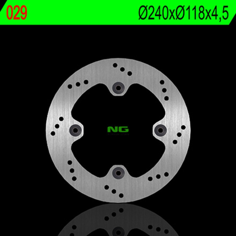 Disco de freno NG 029 240 x 4,5 mm trasero fijo