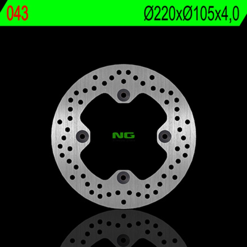 Disco de freno NG 043 220 x 4 mm trasero fijo